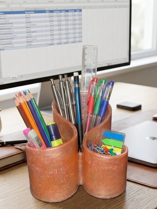 NORE’S NOVELTIES HANDCRAFTED DESIGNS Other - NORE’S NOVELTIES Handcrafted Home/ Office Desk Organizer “ORANCICLE”
